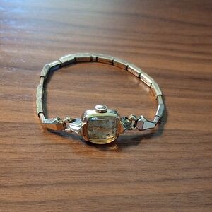 1950s Hamilton Elegant Gold Women's Cocktail Watch. *Not Working*
